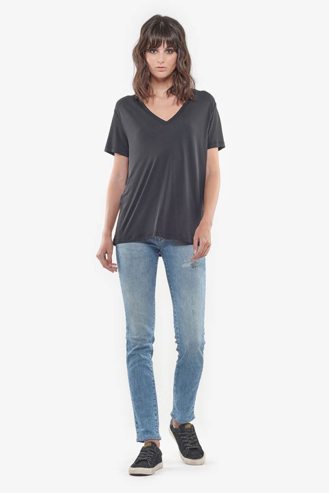 Jeans 300/16 slim Basic destroy bleu N°5