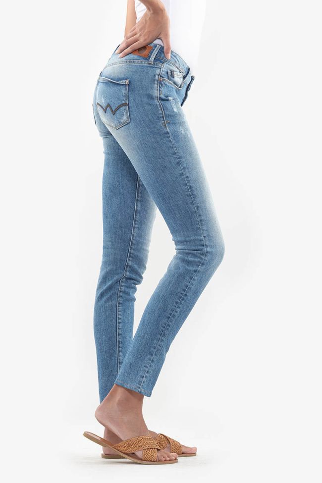 Jeans 300/16 slim Pegg destroy bleu N°5