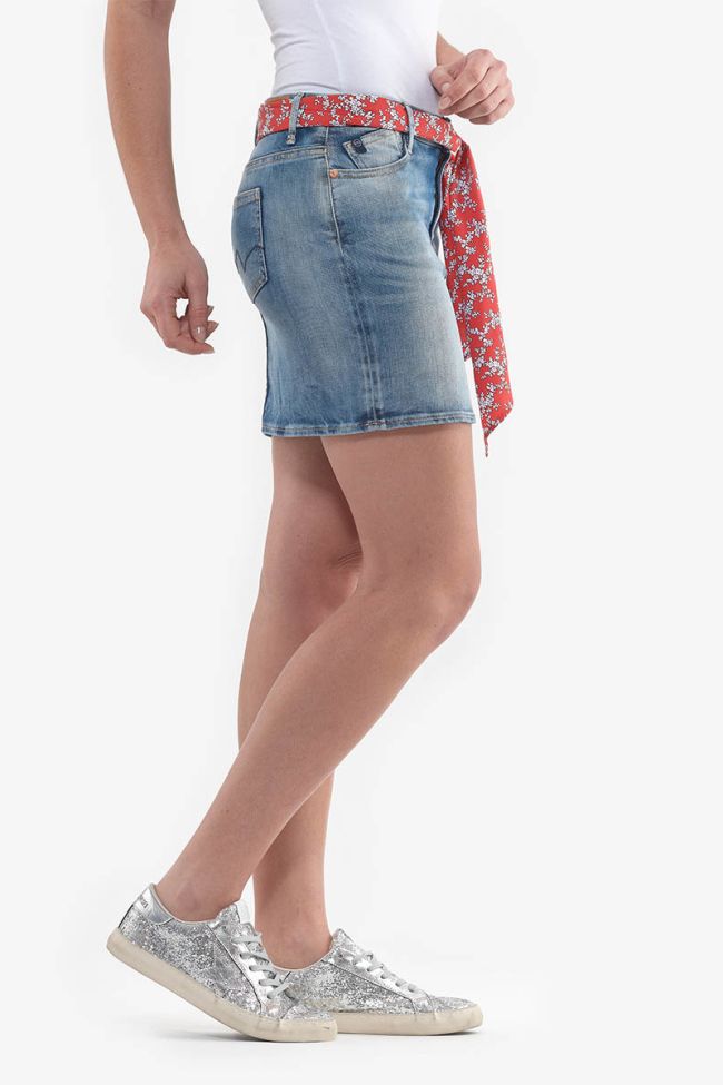 Jupe en jeans Baki bleue