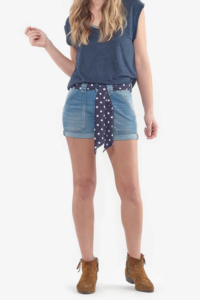 Short en jeans Bloom bleu clair