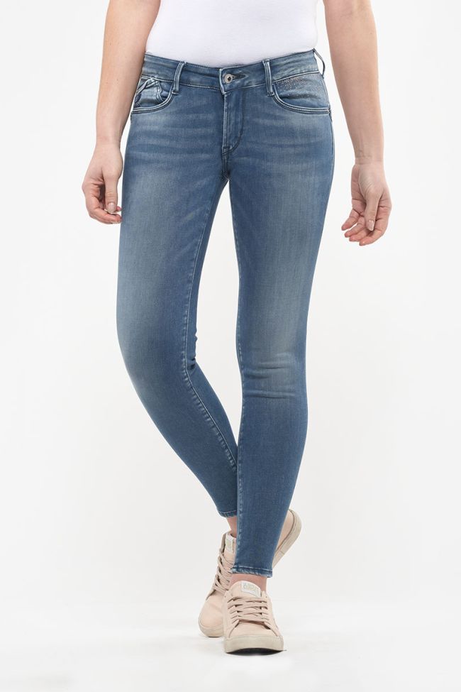 Jeans pulp slim Fla 7/8ème bleu-noir N°4