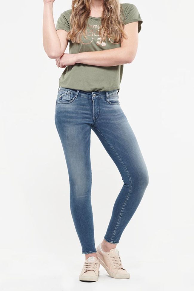 Jeans pulp slim Fla 7/8ème bleu-noir N°4