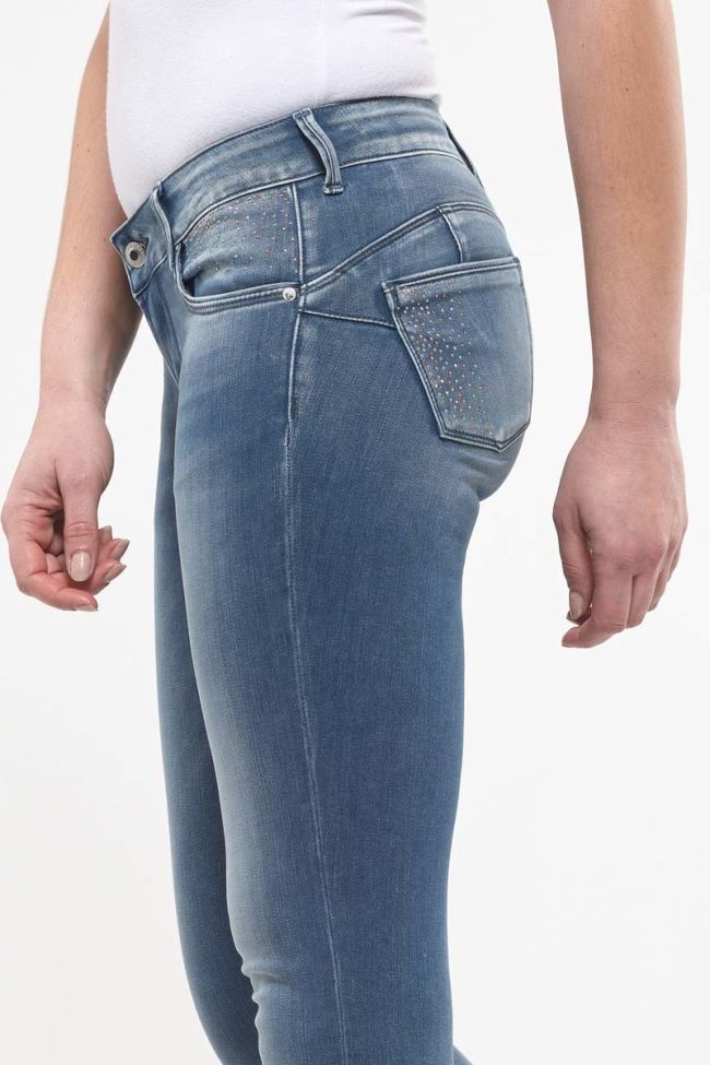 Jeans pulp slim Fla 7/8ème bleu-noir N°4