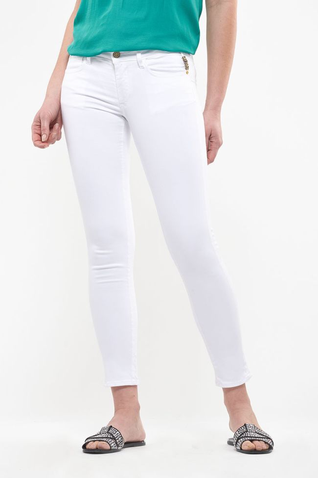 Jeans Pulp slim 7/8ème Hill blanc