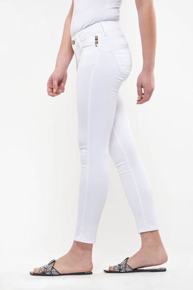 Jeans Pulp slim 7/8ème Hill blanc