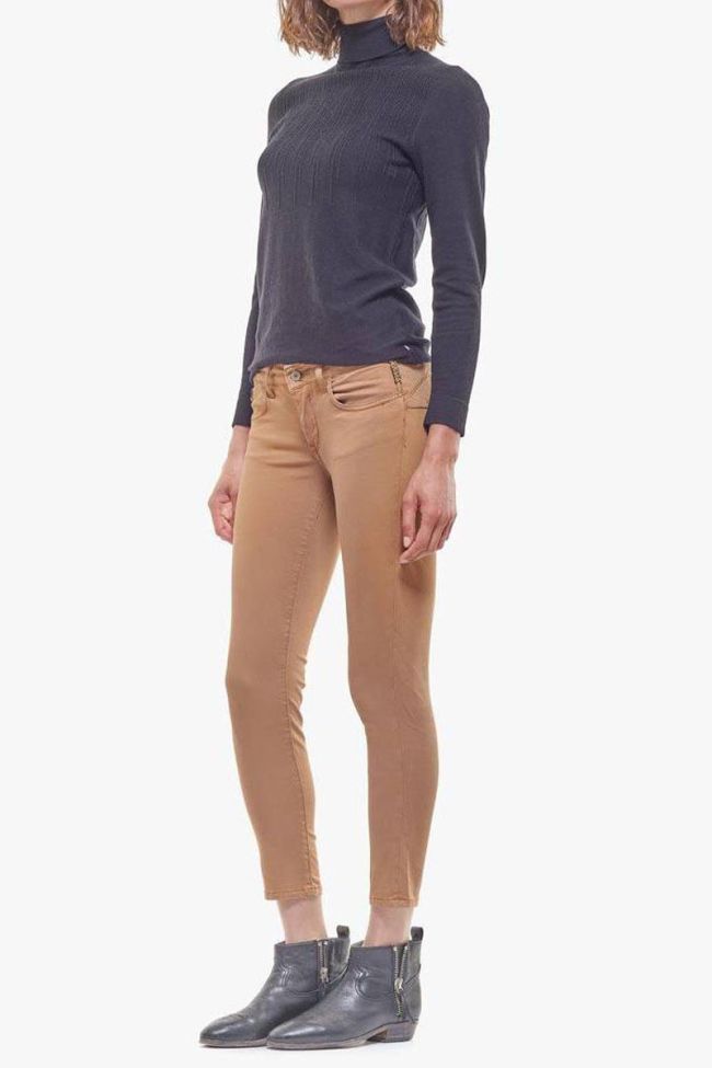 Jeans Pulp slim 7/8ème Hill camel