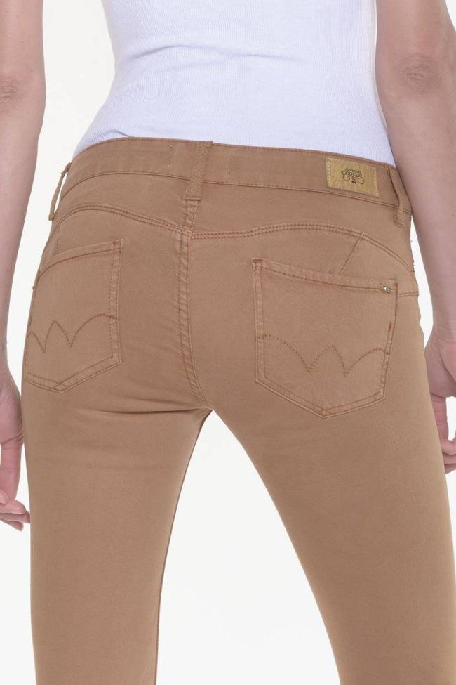 Jeans Pulp slim 7/8ème Hill camel