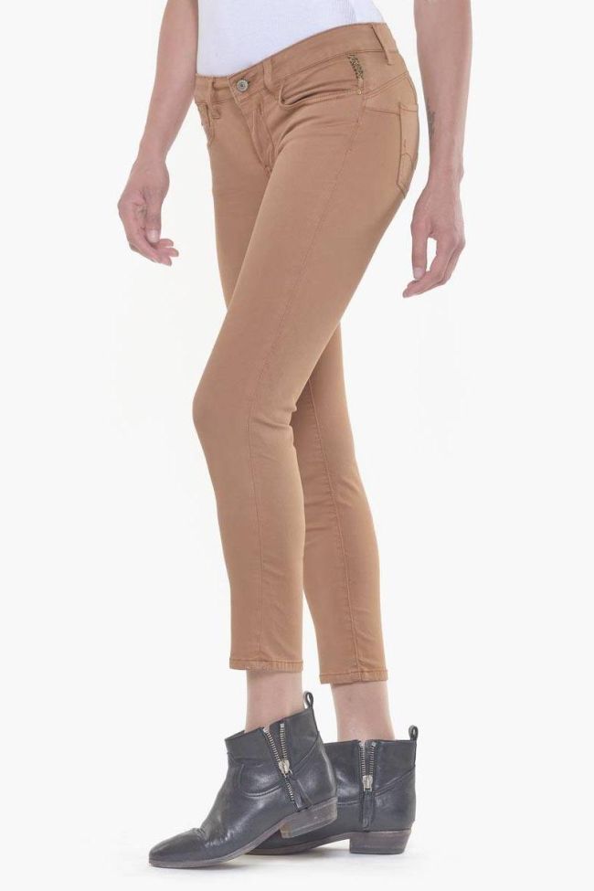 Jeans Pulp slim 7/8ème Hill camel