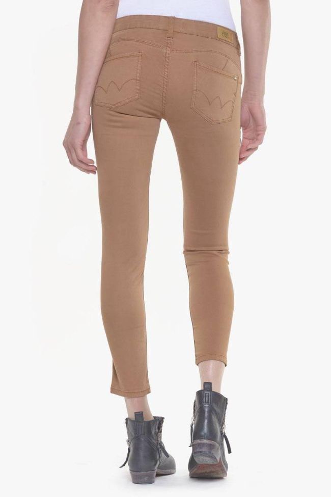 Jeans Pulp slim 7/8ème Hill camel