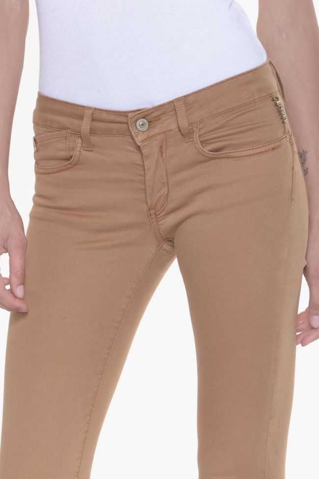 Jeans Pulp slim 7/8ème Hill camel