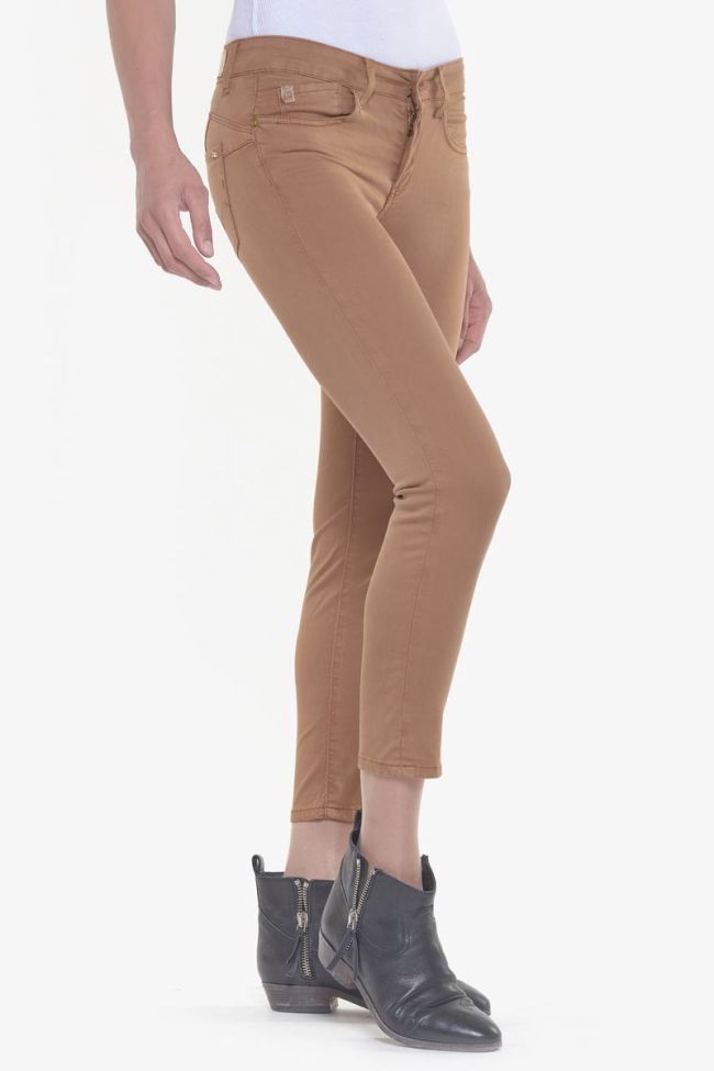 Jeans Pulp slim 7/8ème Hill camel