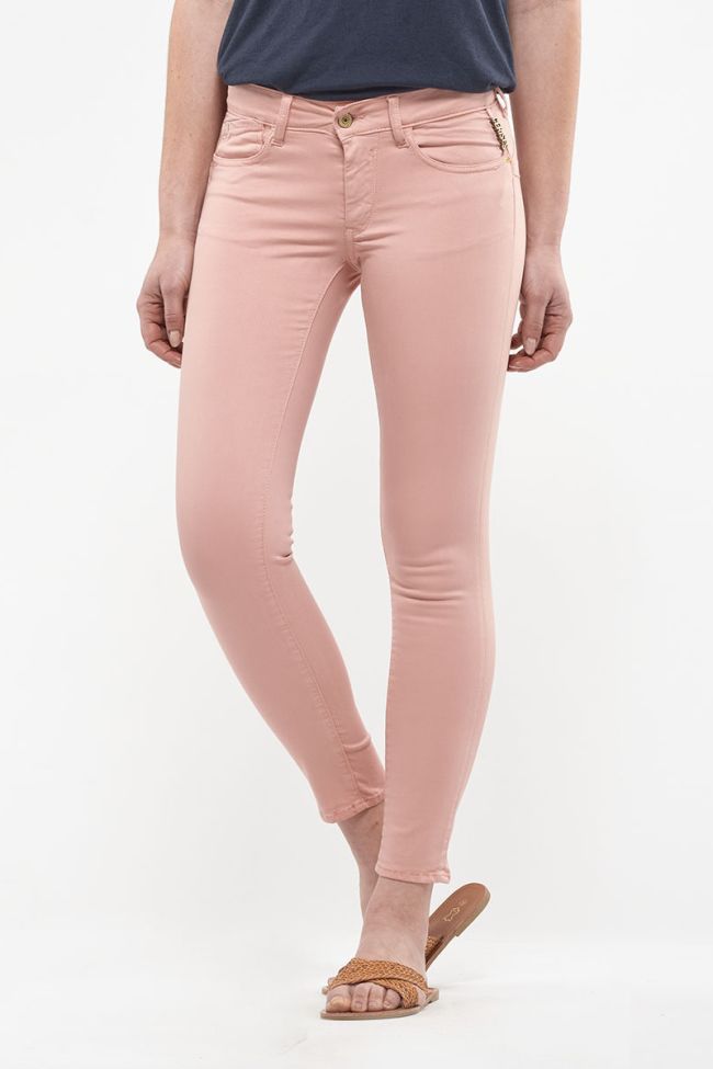 Jeans pulp slim 7/8ème Hill rose