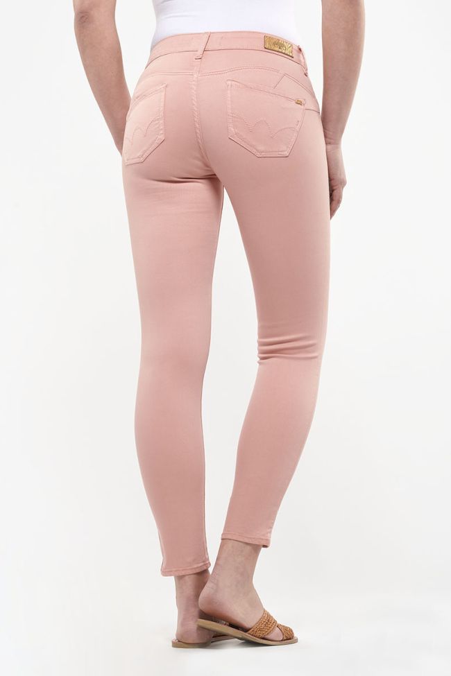 Jeans pulp slim 7/8ème Hill rose