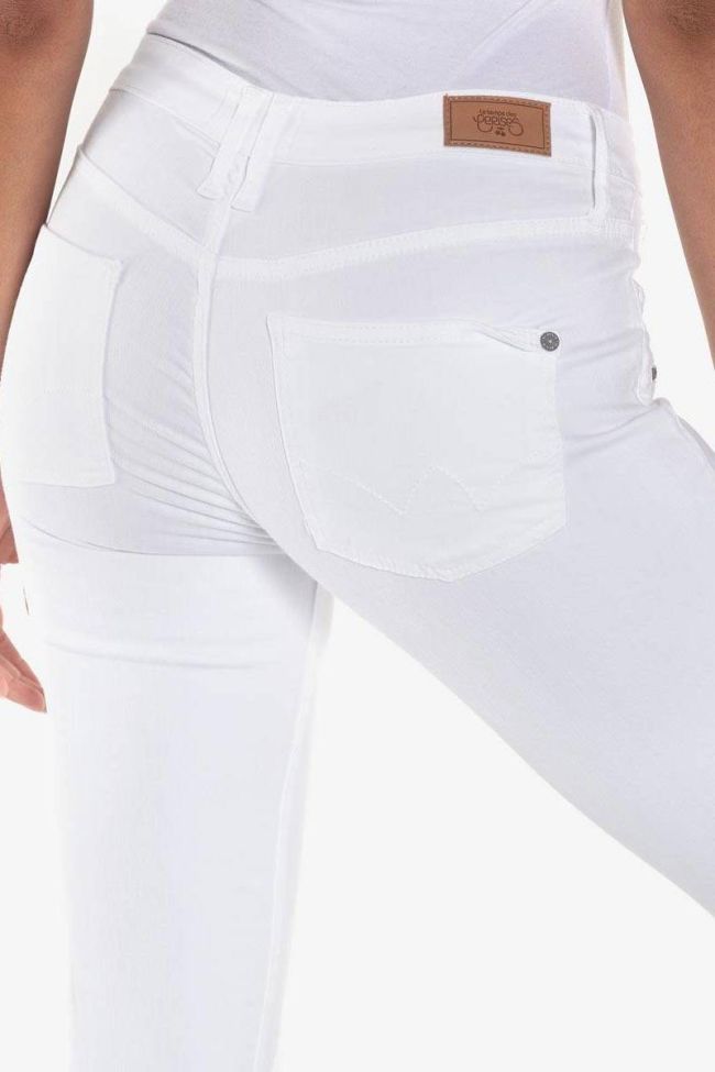 Kiev power skinny 7/8ème jeans blanc