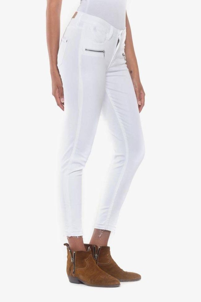Kiev power skinny 7/8ème jeans blanc