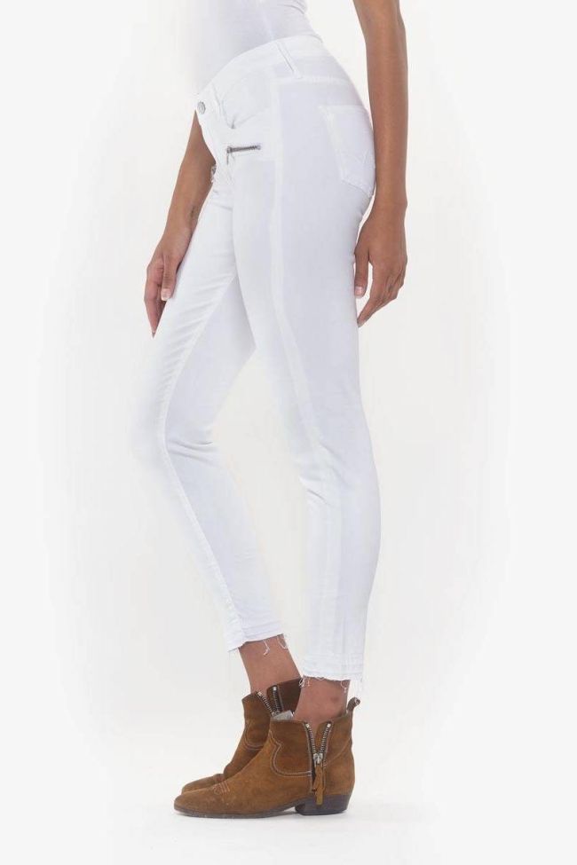 Kiev power skinny 7/8ème jeans blanc