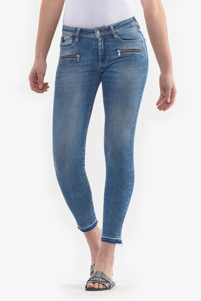 Jeans power skinny 7/8ème Kiev bleu N°4