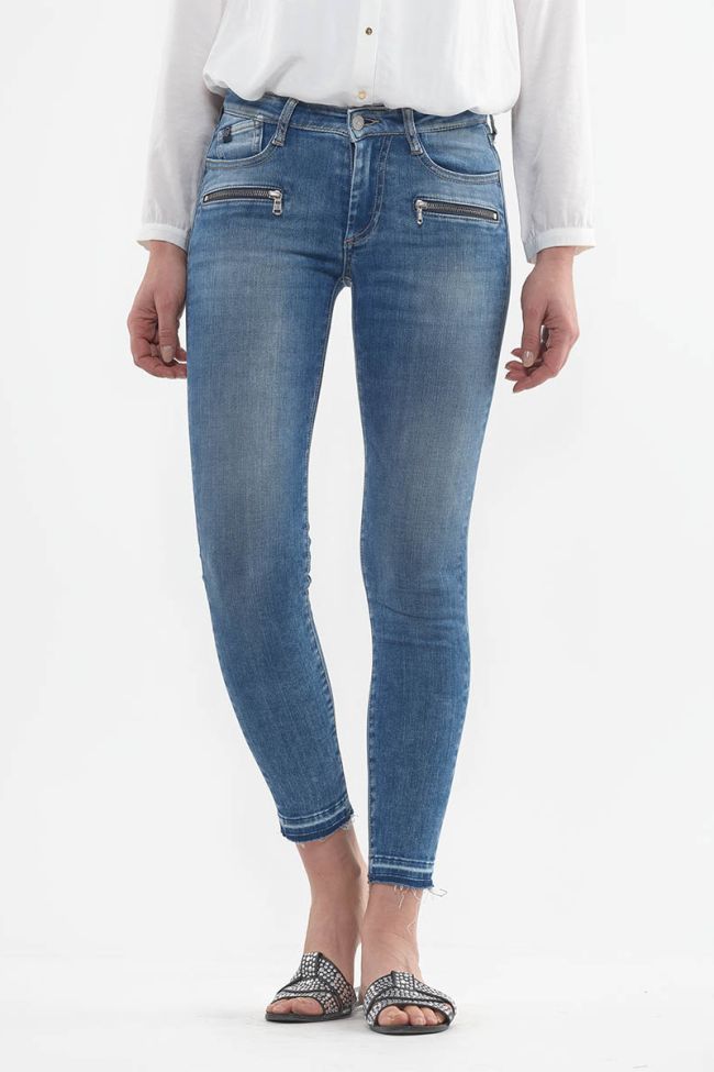 Jeans power skinny 7/8ème Kiev bleu N°4