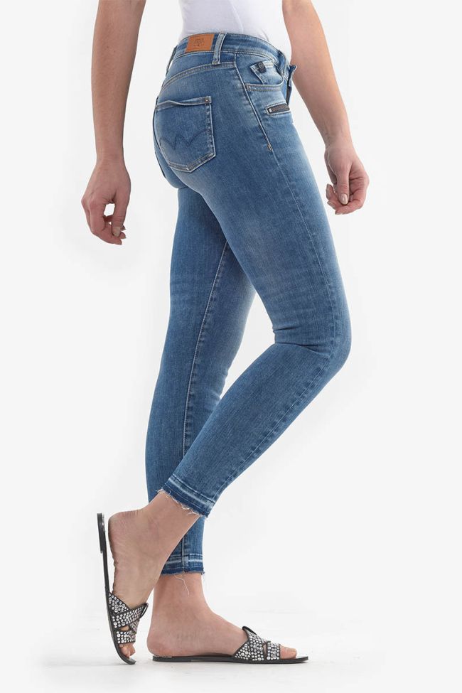 Jeans power skinny 7/8ème Kiev bleu N°4