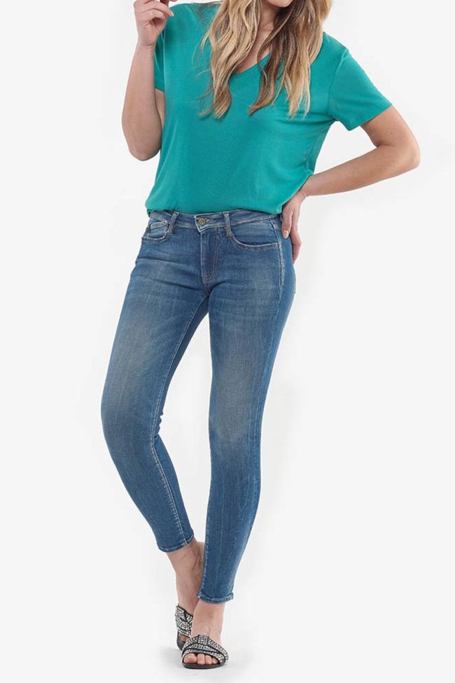 Jeans power skinny 7/8ème bleu N°3