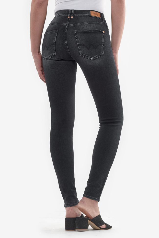 Jeans power taille haute skinny noir N°1