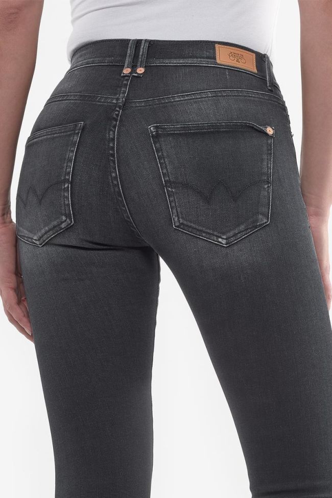 Jeans power taille haute skinny noir N°1