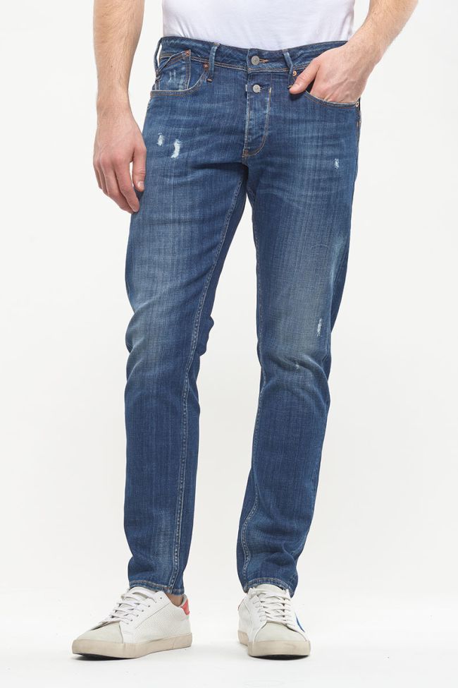 Jeans 600/17 adjusted Novik destroy bleu N°2