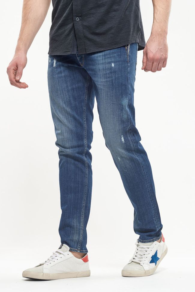 Jeans 600/17 adjusted Novik destroy bleu N°2