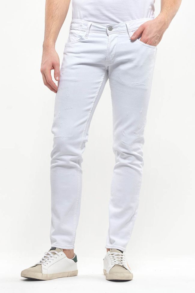 Jeans 700/11 slim Adam destroy blanc