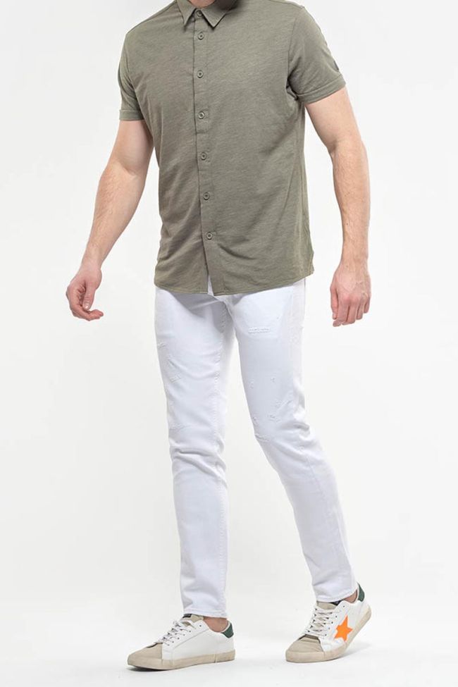 Jeans 700/11 slim Adam destroy blanc