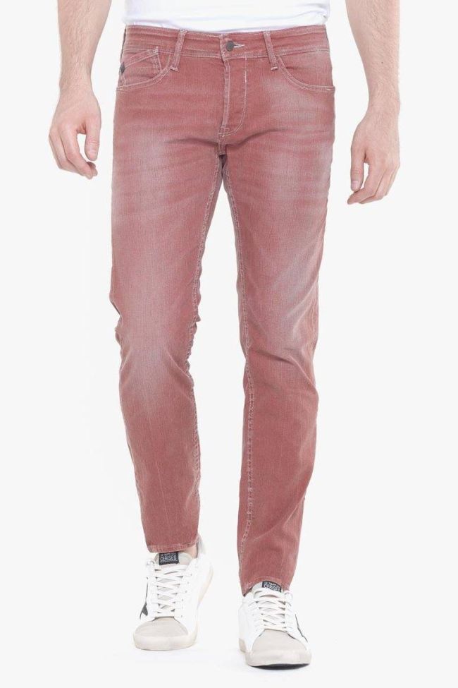 Jeans 700/11 slim stretch rouge délavé