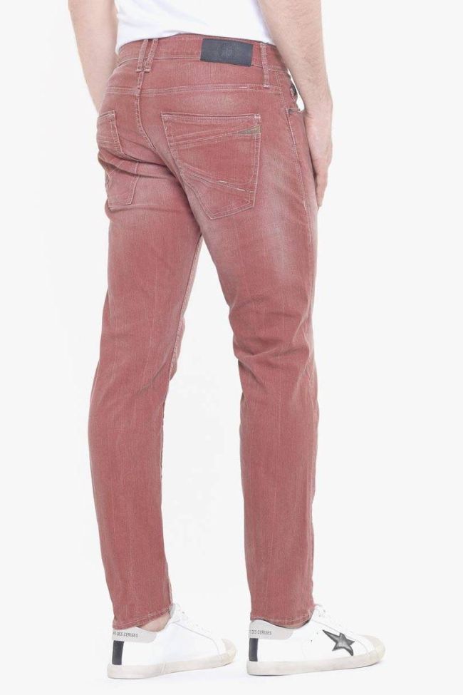 Jeans 700/11 slim stretch rouge délavé