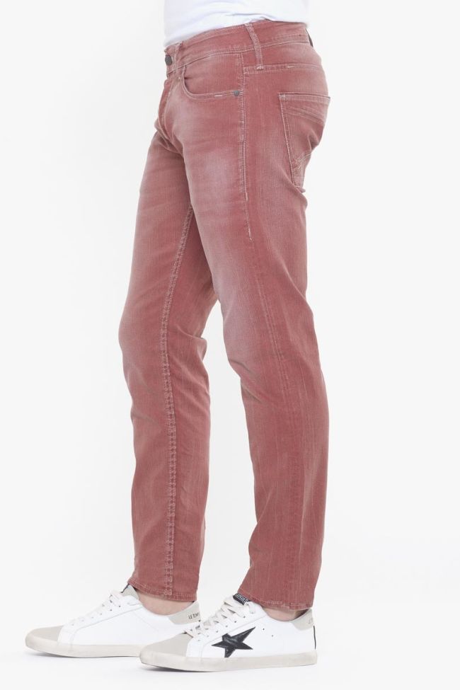 Jeans 700/11 slim stretch rouge délavé