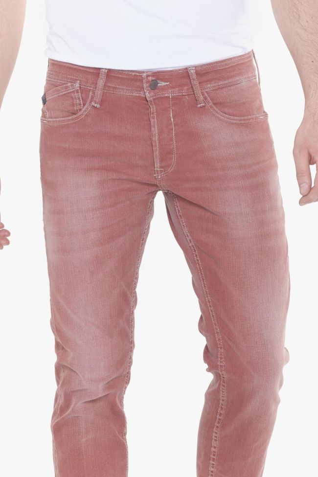 Jeans 700/11 slim stretch rouge délavé
