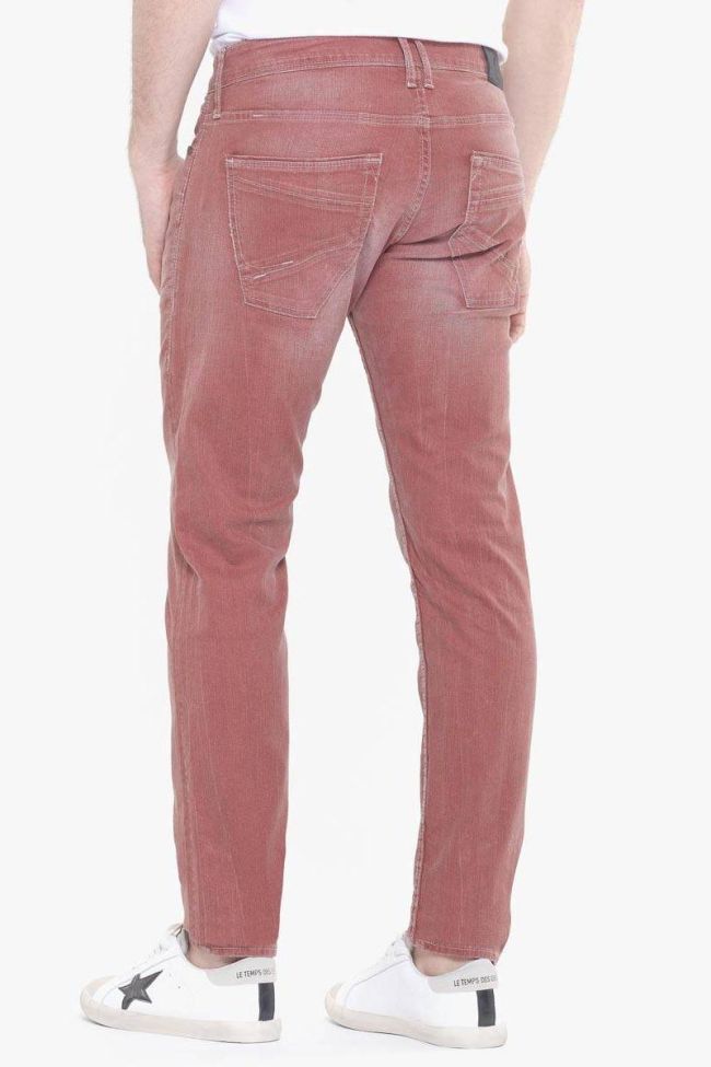 Jeans 700/11 slim stretch rouge délavé