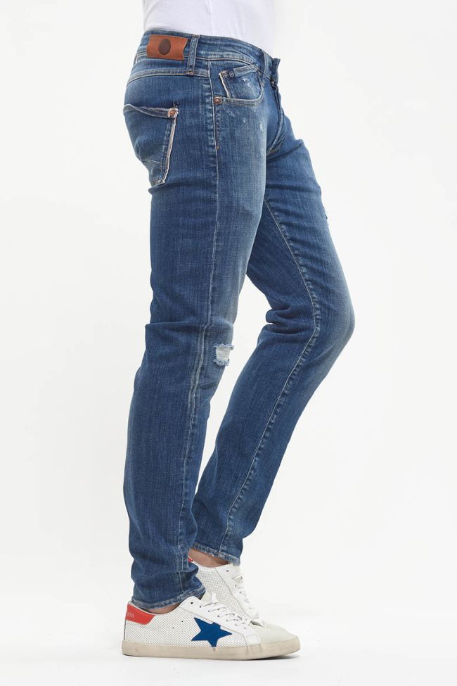 Jeans 700/11 slim Bob destroy bleu N°2