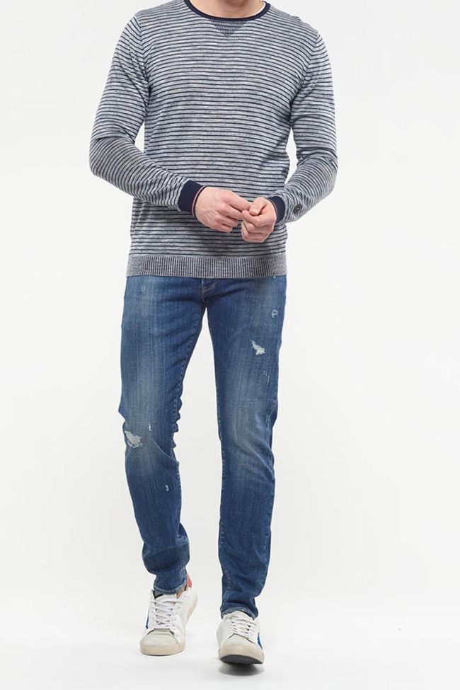 Jeans 700/11 slim Bob destroy bleu N°2