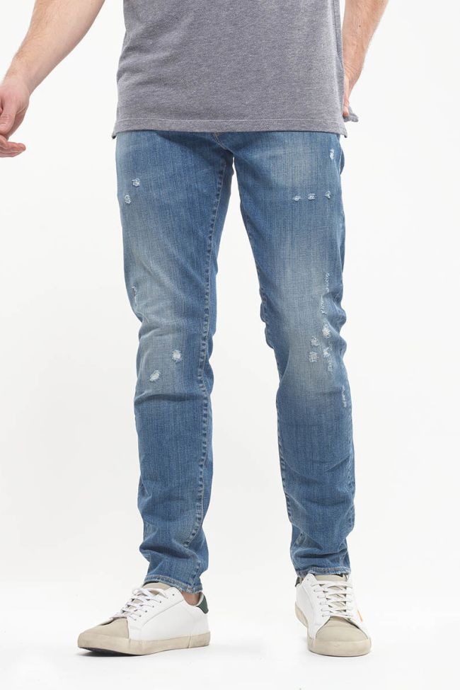 Jeans 700/11 slim Bob destroy bleu N°4