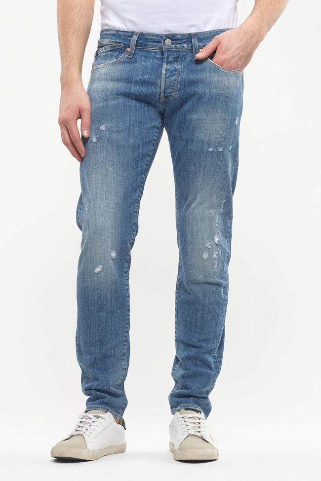 Jeans 700/11 slim Bob destroy bleu N°4