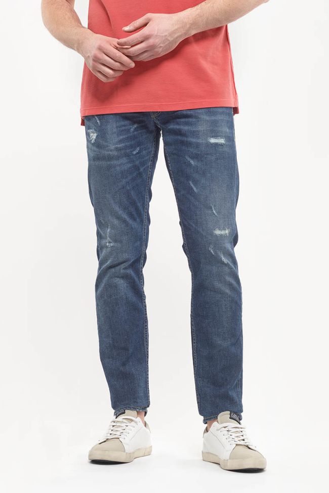 Jeans 700/11 slim Tchoia destroy bleu N°2