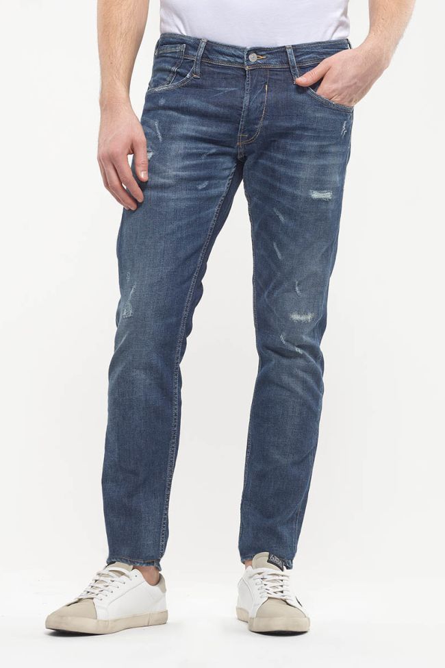 Jeans 700/11 slim Tchoia destroy bleu N°2