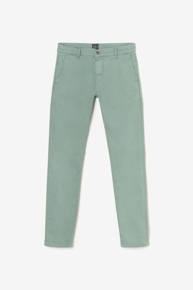Pantalon chino Jogg Kurt vert d'eau
