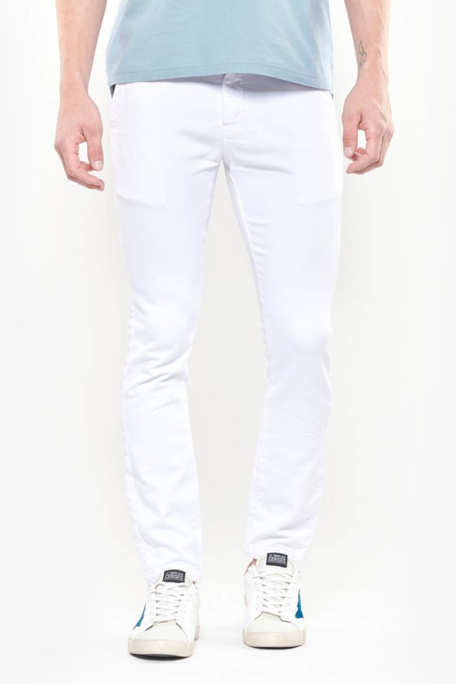 Chino Jogg Slim Kurt blanc