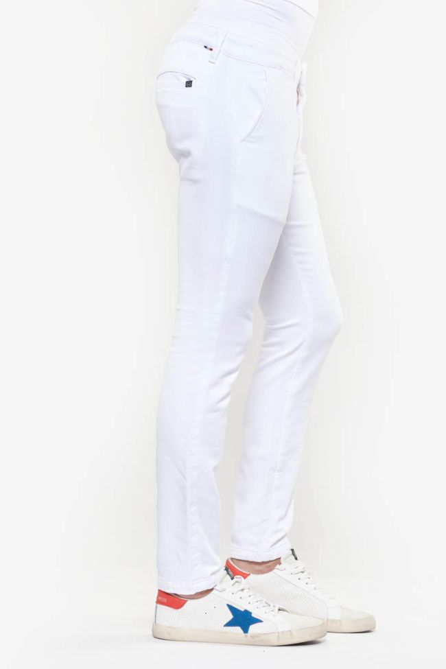 Chino Jogg Slim Kurt blanc
