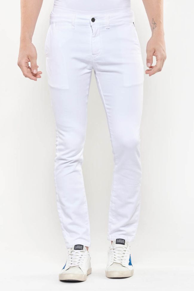 Chino Jogg Slim Kurt blanc