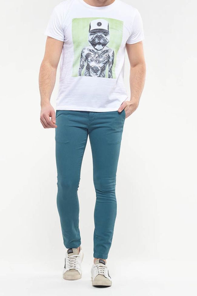 Chino Jogg Slim Kurt bleu