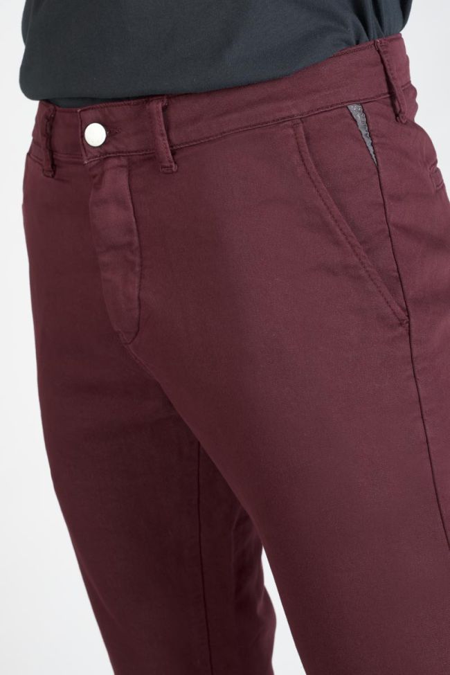 Pantalon chino Jogg Kurt bordeaux