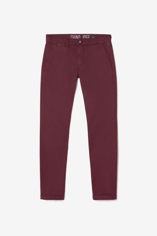 Pantalon chino Jogg Kurt bordeaux