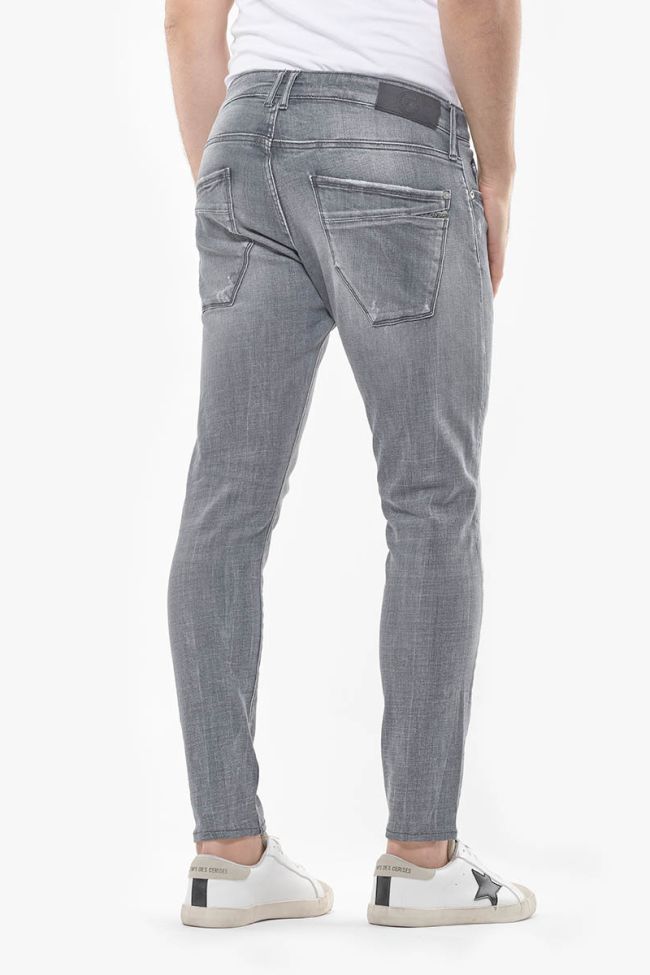 Jeans Power skinny 7/8ème destroy gris N°3