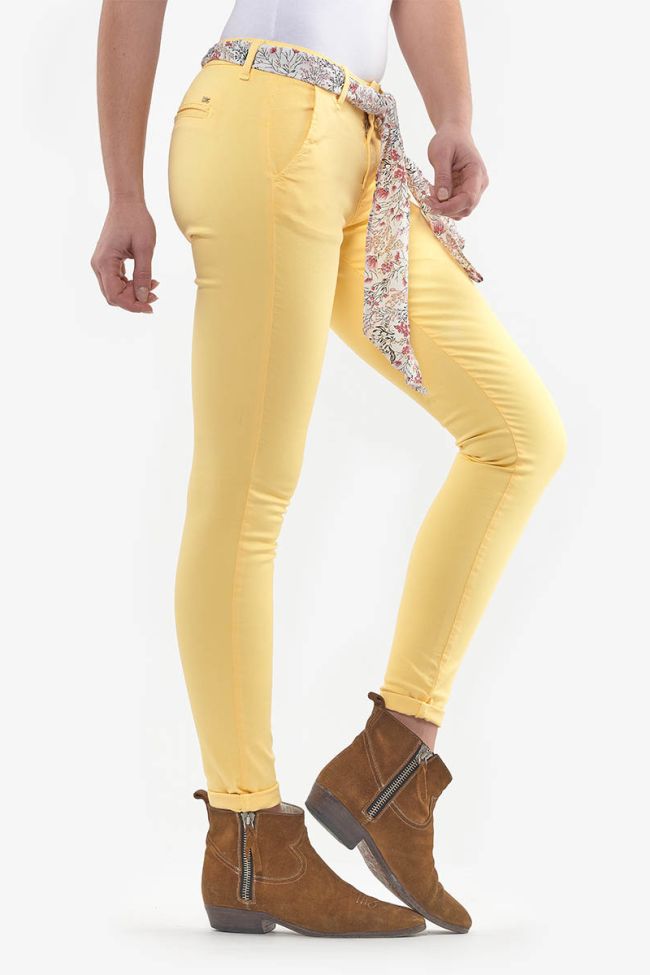 Pantalon Lidy Slim Jaune